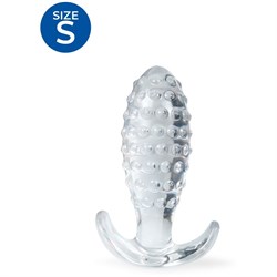 Втулка анальная «Anal Pleasure», size S, с рельефом,  Sex Expert - фото 25738