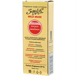 Духи с феромонами для мужчин с мускусом Sexy Life Wild Musk № 1, 10 мл - фото 26218