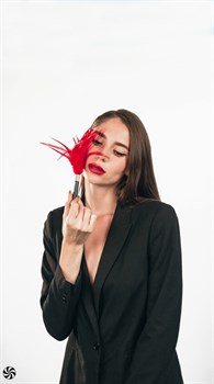 Тиклер Burlesque Plume Red  - фото 26343