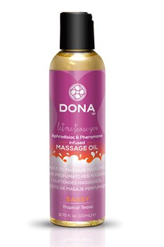 Массажное масло DONA Scented Massage Oil Sassy Aroma: Tropical Tease 125 мл - фото 6953