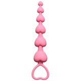 Анальная цепочка Heart&#39;s Beads  Pink 4101-01Lola