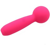 Перезаряжаемый вибратор вонд «Pleasure Wand Pink», цвет розовый, CNT