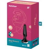 Анальная пробка с вибрацией «Satisfyer Plug Ilicious 2» цвет черный