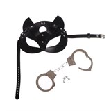 Карнавальный набор «Твоя кошечка» (маска+ наручники)