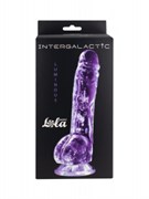 Прозрачный дилдо Intergalactic Luminous Purple, 7086-02lola