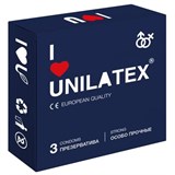 Презервативы Unilatex Extra strong, гладкие, 3 шт
