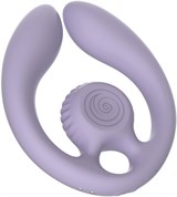 Парный вибромассажер SVibe Snail GIZI Duo, лиловый