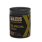 Презервативы MAXUS Special №12 с железным кейсом, точечно-ребристые X-Edition, 12 шт