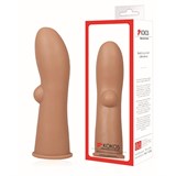 Насадка KOKOS с  дополнительной стимуляцией, реалистичная,TPR, телесный, 14.7 см, ES.01-M