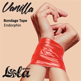 Красная бондажная лента «Vanilla Endorphin Red», 20 метров, 1169-01lola