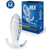 Втулка анальная «Anal Pleasure», size M, с рельефом,  Sex Expert