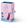 Satisfyer Curvy 1+ Красно-розовый Вакуумный стимулятор с возможностью управления через приложение - фото 16093