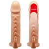 Стимулирующая насадка-удлинитель «Penis Sleeve Emmitt», цвет телесный - фото 18769