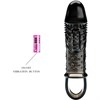Насадка с вибрацией PRETTY LOVE «Penis Sleeve Cecelia», цвет черный - фото 18786