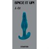 Анальная пробка для начинающих Spice It Up Starter Aquamarine, цвет аквамарин - фото 20597
