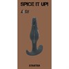 Анальная пробка для начинающих Spice It Up Starter Dark Grey, цвет серый - фото 20600