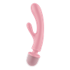 Двусторонний вибромассажер Satisfyer Triple Lover , 2 в 1, wand+rabbit - фото 20778