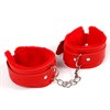 Аксессуар для карнавала- наручники, цвет красный - фото 20805