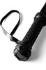 Плеть черная с плетеной ручкой, легкая -56 см, PL-03-bl-1 - фото 21213