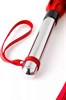 Плеть из кожи красная с ручкой хром - 58 см, PL-02-r - фото 21252
