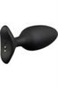 Анальная втулка Lovense Hush 2 (S), черная, 3,8 см, в наличии только во Владивостоке - фото 24716