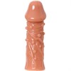 Насадка KOKOS с  дополнительной стимуляцией, реалистичная,TPR, телесный, 12.7 см, ES.06-S - фото 25475