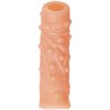 Насадка KOKOS реалистичная с дополнительной стимуляцией, TPE,  с открытым верхом, 10 см, NS 002-S - фото 25539