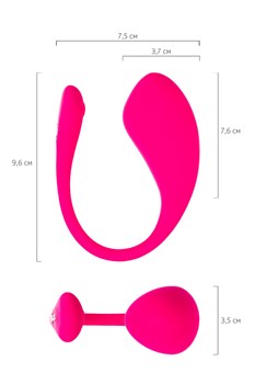 Виброяйцо Lovense Lush 3, розовый, в наличии только во Владивостоке - фото 24811