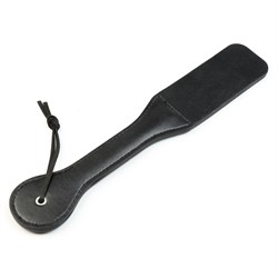 Шлепалка двойная из ПВХ черная с " тремя звездами" - фото 25698