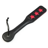 Шлепалка двойная из ПВХ черная с " тремя звездами"