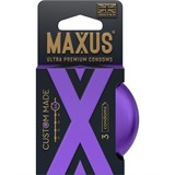 Презервативы MAXUS Custom Made 64 №3 в железном кейсе, увеличенные X-Edition, 3 шт
